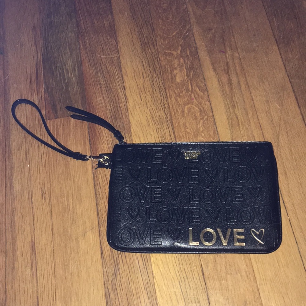 Black Victoria Secret Wristlet